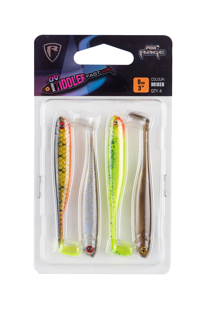 Fox Rage Mini Tiddler Mixed Colour Pack 4pcs NP WS EF LT