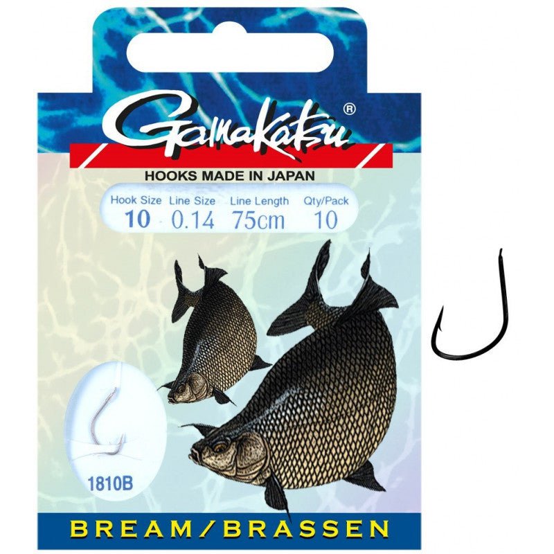 Gamakatsu Booklet Br.Feeder 1810B #16-0.12mm 75cm