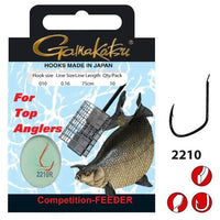 Gamakatsu Booklet Br.Feeder 2210R #16-0.12mm 75cm