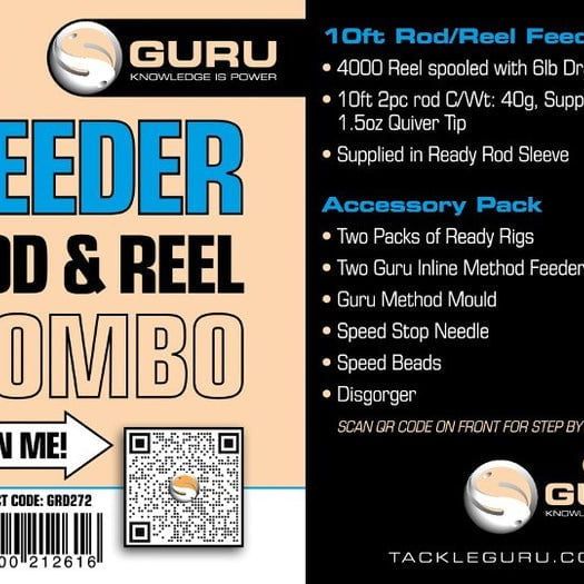Guru 10' Feeder Rod & Reel Combo