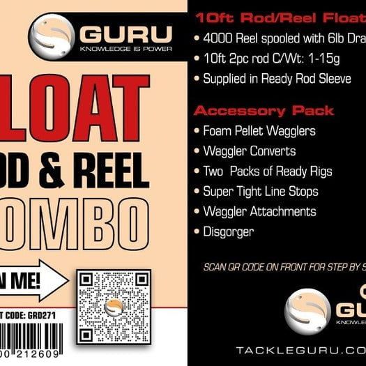 Guru 10' Float Rod & Reel Combo