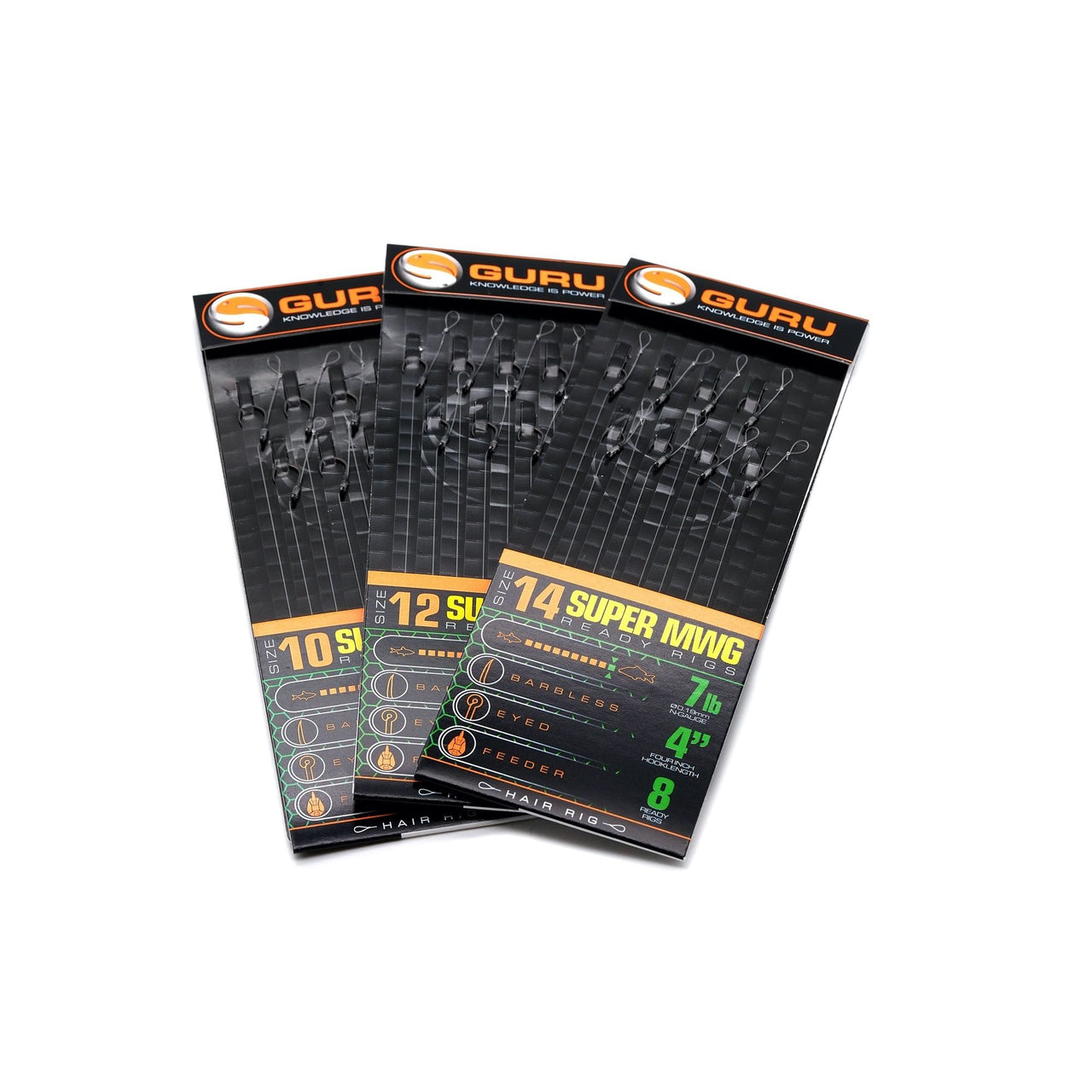 GURU SMWG Standard Hair 4" Rigs