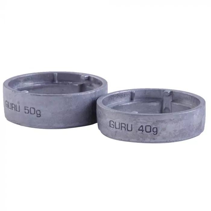 Guru X-Change Bait Up Feeder Heavy Spare Weight Pack 1x40g, 1x50g