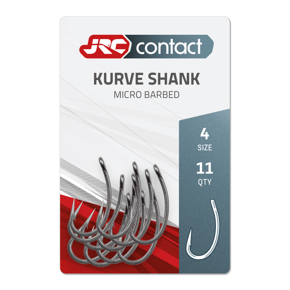 JRC Kurve Shank Carp Hooks - 11pcs - MatchFishing