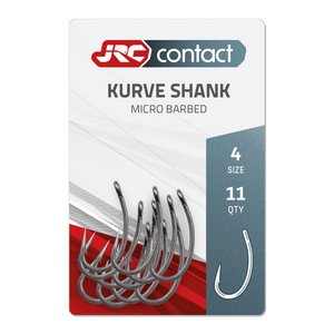 JRC Kurve Shank Carp Hooks - 11pcs