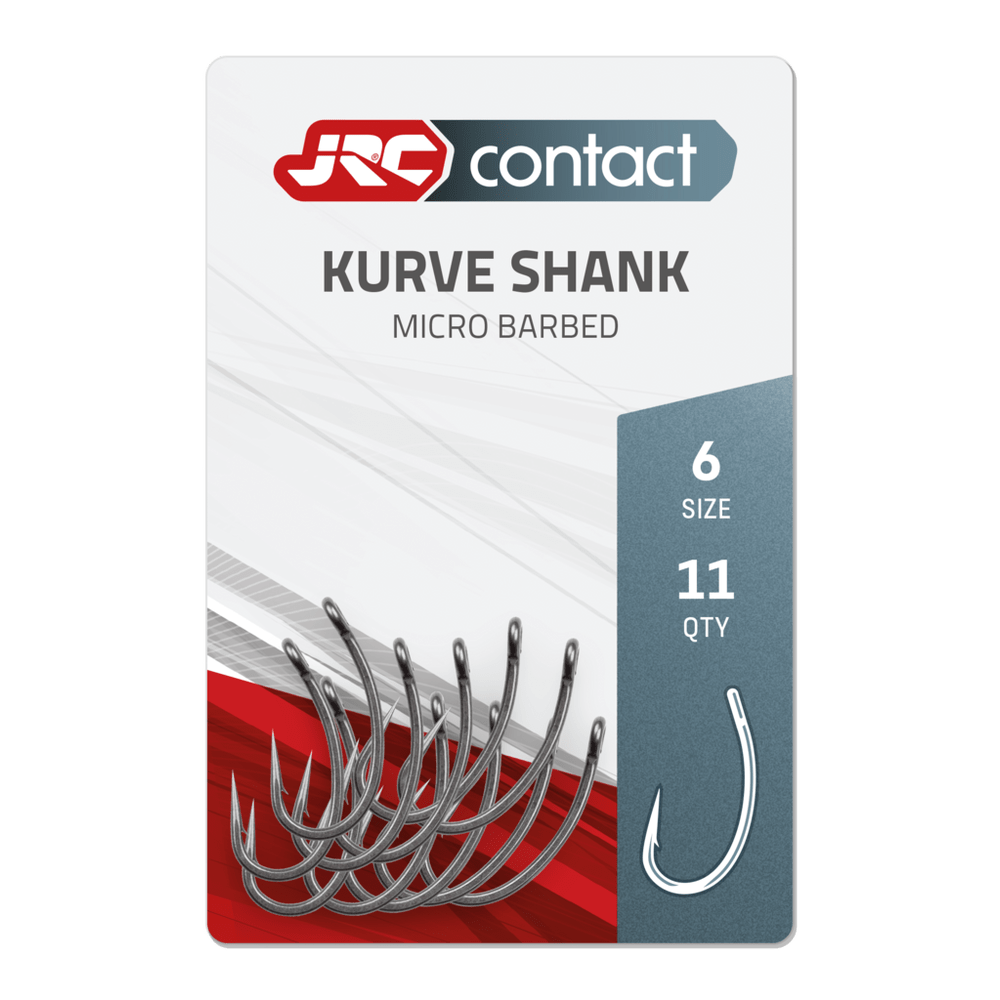 JRC Kurve Shank Carp Hooks - 11pcs