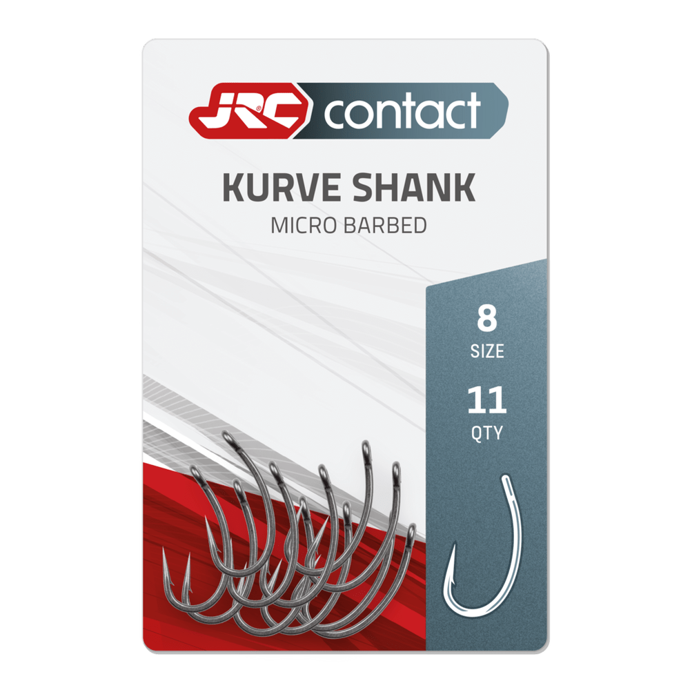 JRC Kurve Shank Carp Hooks - 11pcs