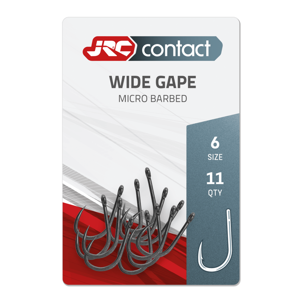 JRC Wide Gape Carp Hooks - 11pcs