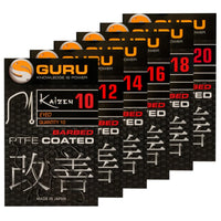 Guru Guru Kaizen Eyed Barbed Hooks