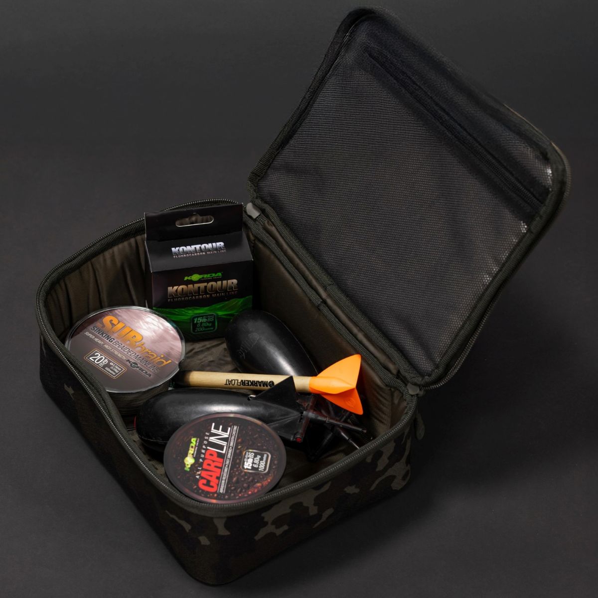 Korda Compac 200 Tackle Pouch Dark Kamo