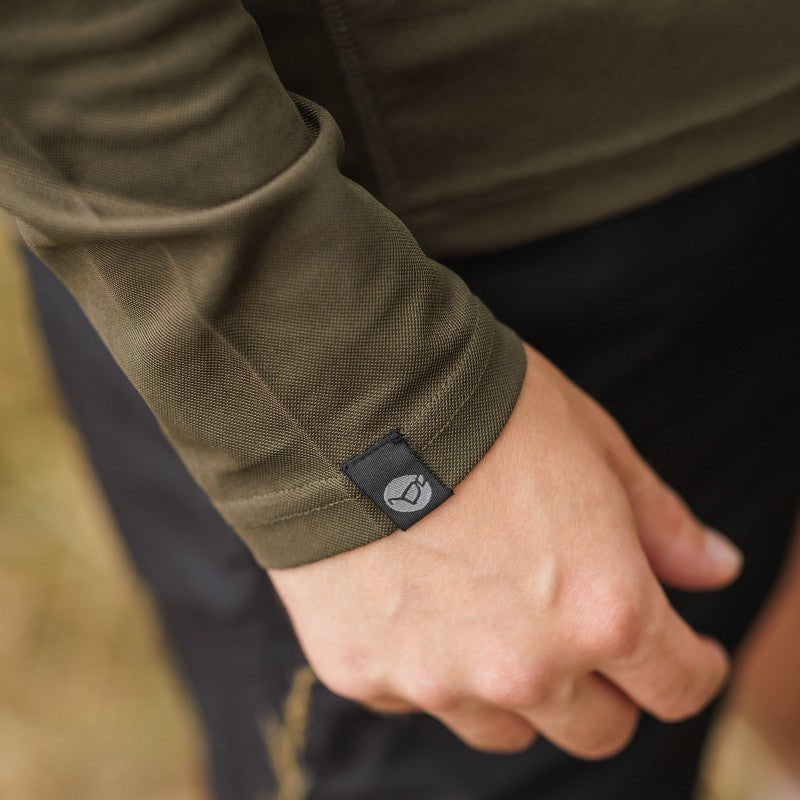 Korda Cool UPF Zip Jersey Zip Jersey Dark Olive