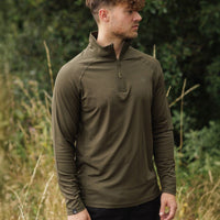 Korda Cool UPF Zip Jersey Zip Jersey Dark Olive