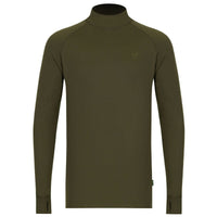 Korda Mock Neck Thermal LS Shirt Dark Olive