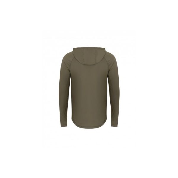 Korda UPF Hooded Top Dark Khaki