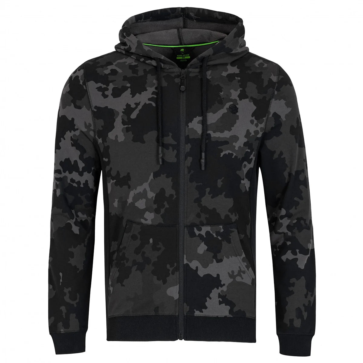 Korda Zip Hoodie Black Kamo