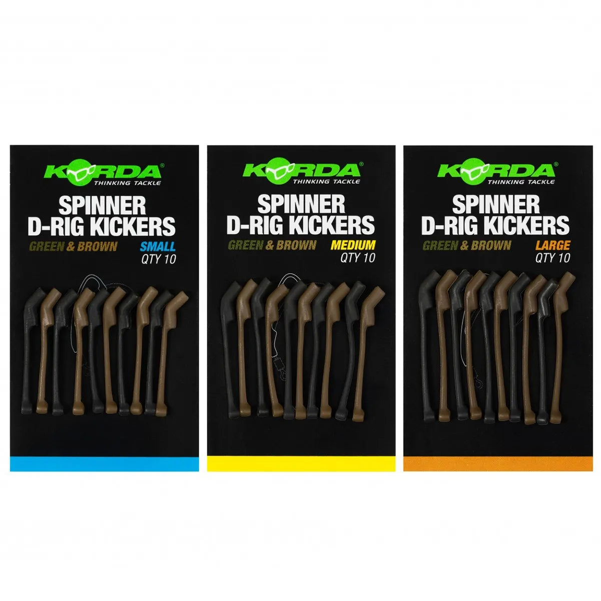 Korda Korda Spinner D Rig Kickers Green/Brown