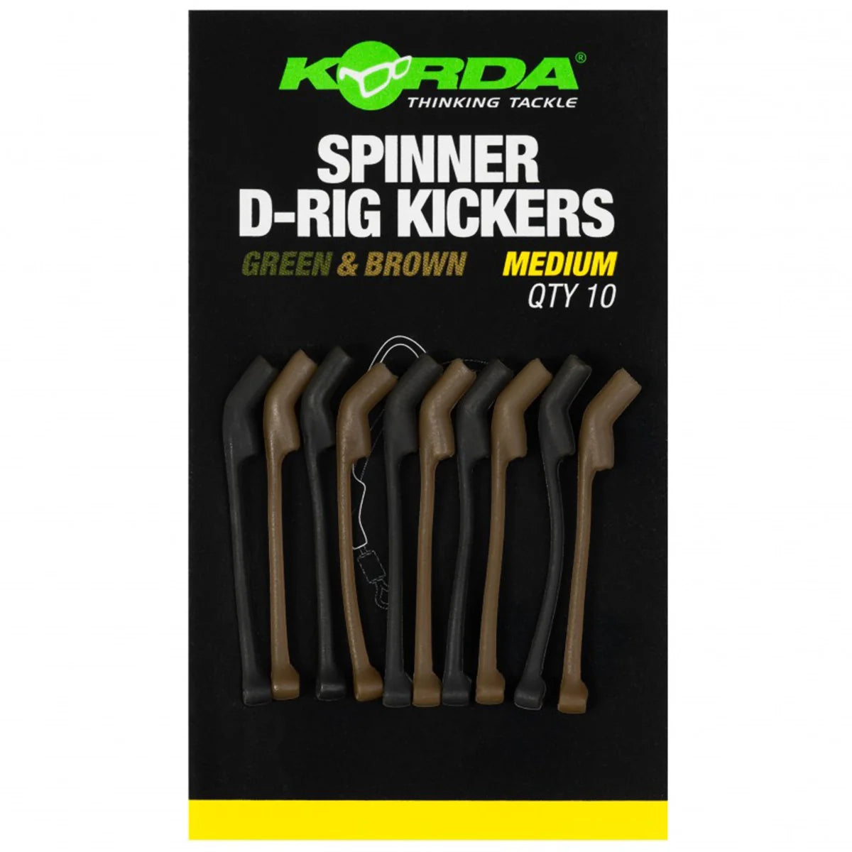 Korda Korda Spinner D Rig Kickers Green/Brown - M