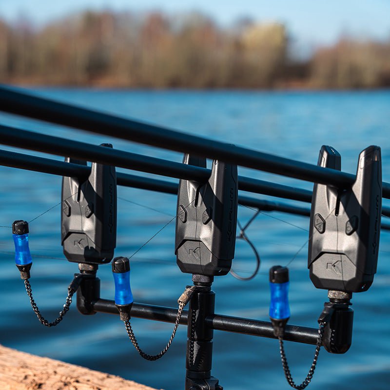 alarm fishing rod holder Korum KSI8 Remote Alarm Set Bite Alarm Set – MatchFishing