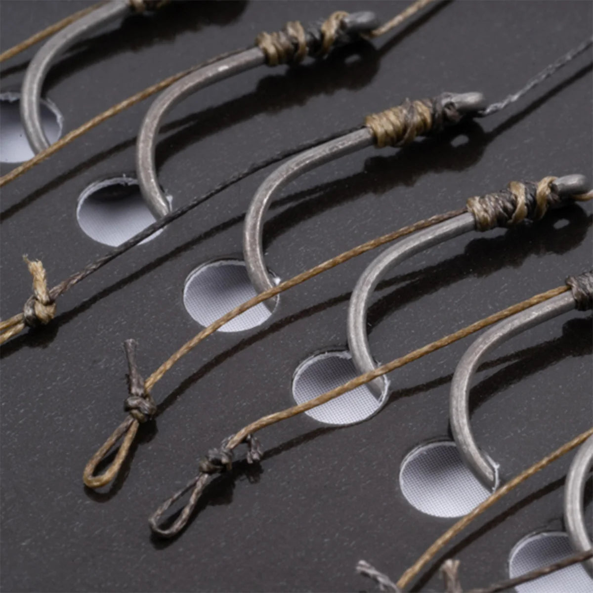 Korum Power Braid Method Hair Rigs 15lb Barbed 4inch