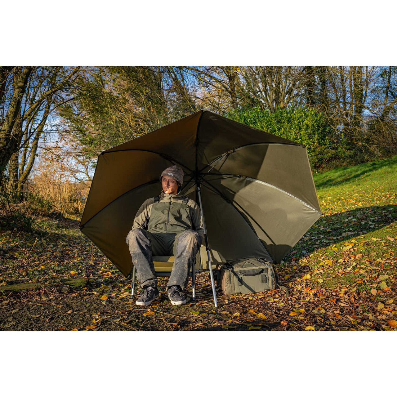 Korum Progress Graphite Brolly 50''
