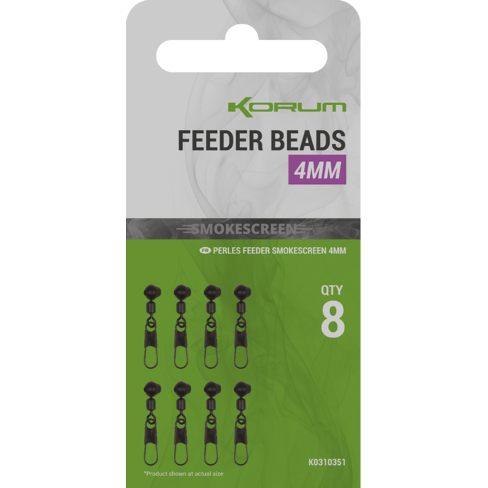 Korum Smokescreen Feeder Beads 4mm