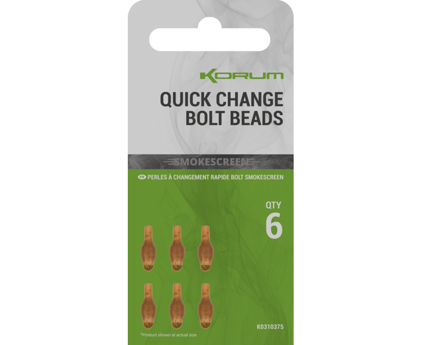 Korum Smokescreen Quick Change Bolt Beads