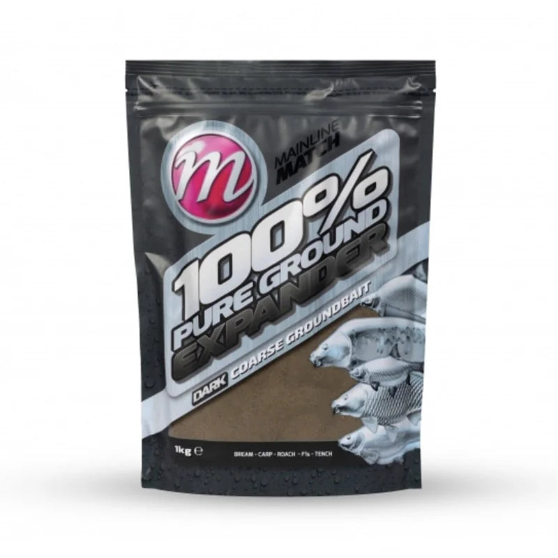 Mainline Expander Mix Dark 100% Pure Ground Expander Pellet 1kg