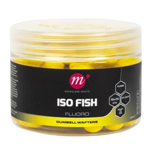 Mainline ISO Fish Fluoro Dumbell Wafters 12 x 15mm