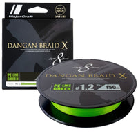 Major Craft Ultra High Strength Dangan Braid X8 150m Green - PE