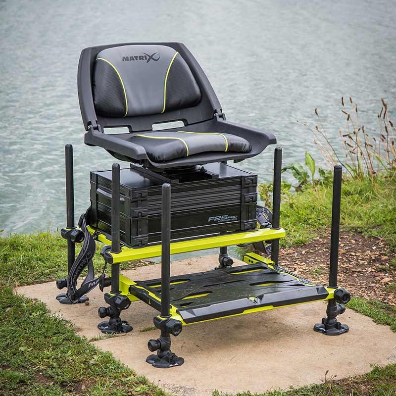 Matrix F25 Pro Swivel Seatbox - Lime Edition
