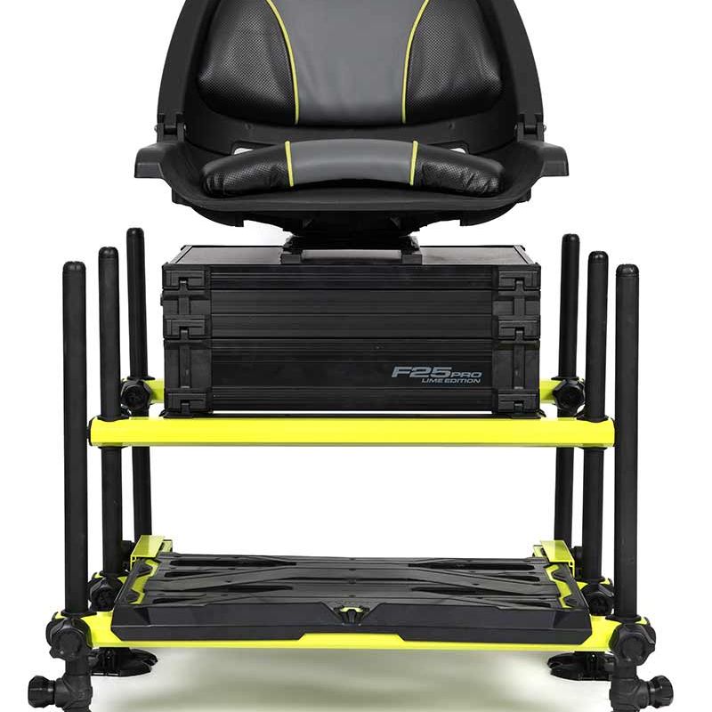 Matrix F25 Pro Swivel Seatbox - Lime Edition