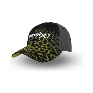 Matrix Hex Print Baseball Cap Black