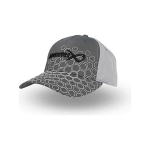 Matrix Hex Print Baseball Cap Grey