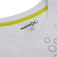 Matrix Hex Print T Shirt White