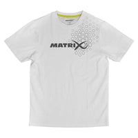 Matrix Hex Print T Shirt White