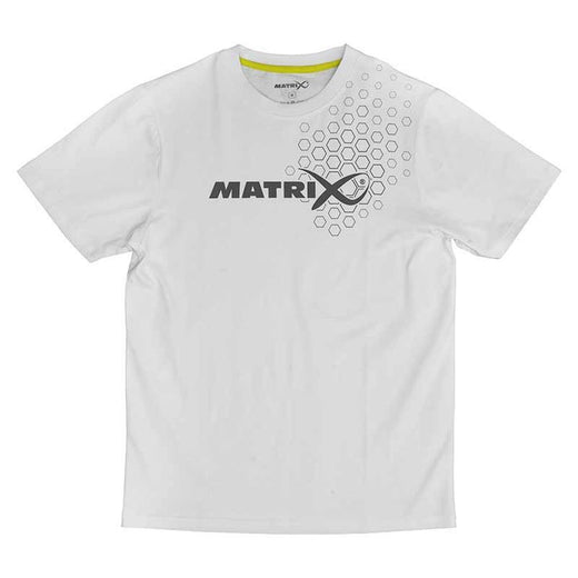 Matrix Hex Print T Shirt White