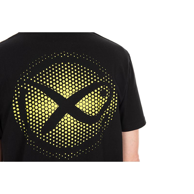 Matrix Large Fade Logo T-Shirt - Black/Lime