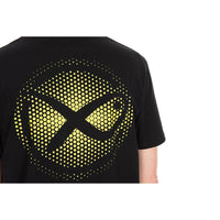 Matrix Large Fade Logo T-Shirt - Black/Lime
