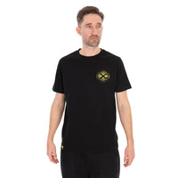 Matrix Large Fade Logo T-Shirt - Black/Lime
