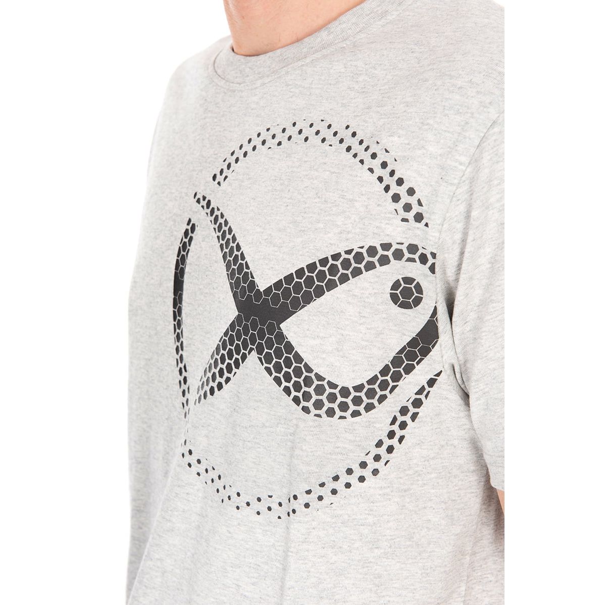 Matrix Large Mesh Logo T-Shirt - Grey