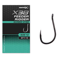Matrix X3B Feeder Rigger Barbed - Eyed
