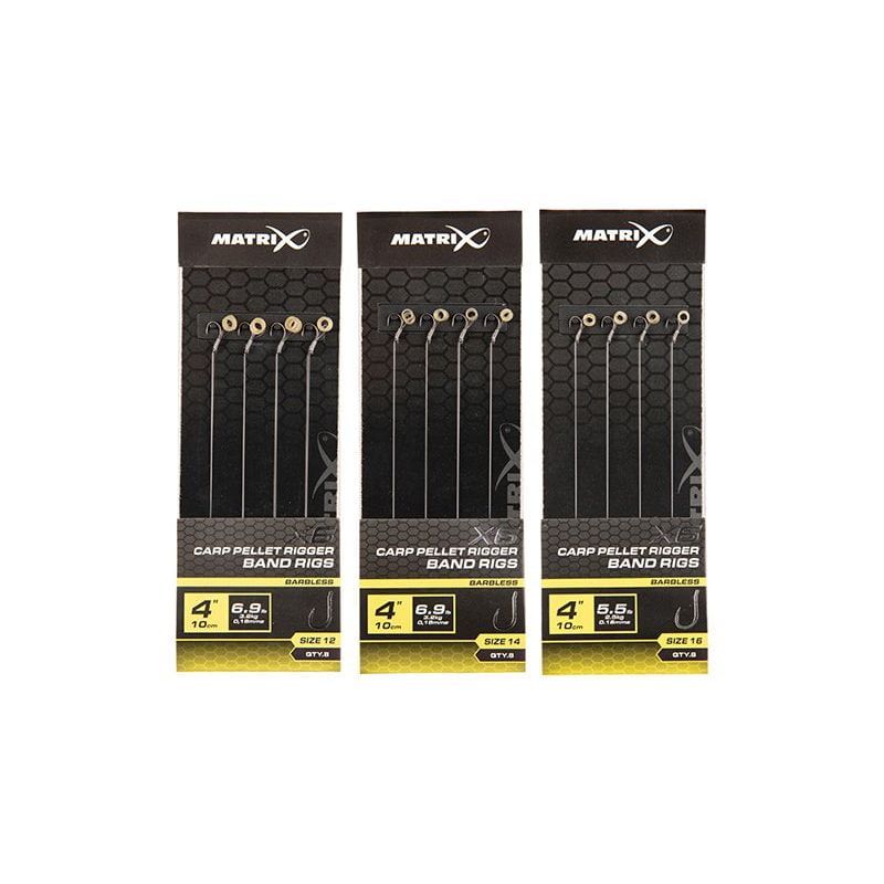 Matrix X6 Carp Pellet Rigger 10cm Band Rigs