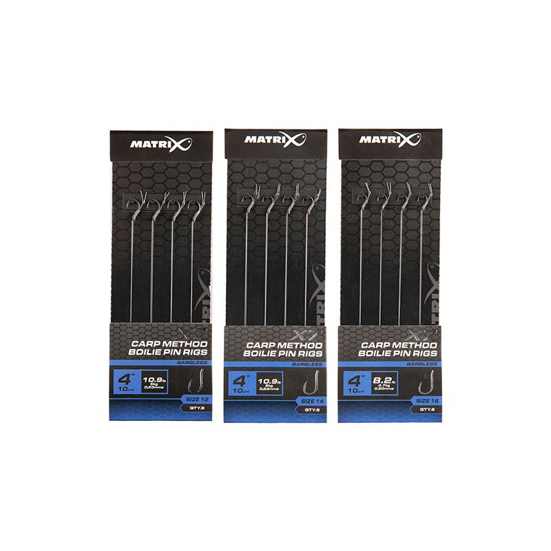 Matrix X7 Carp Method 10cm Boilie Pin Rigs