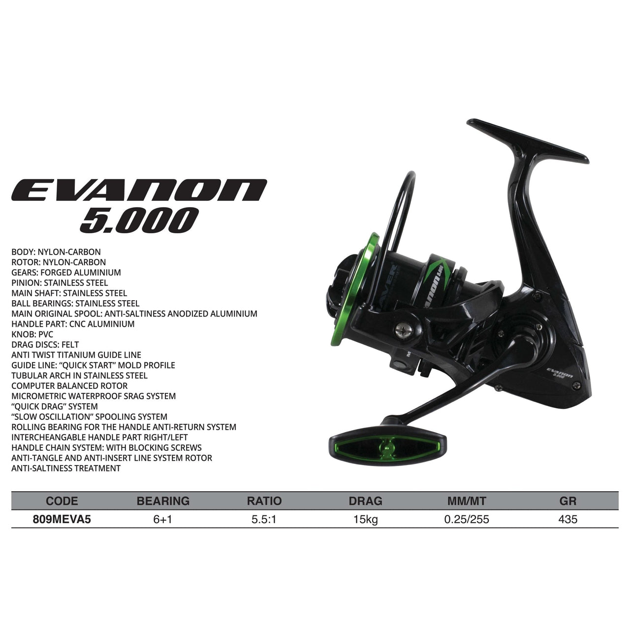 Maver Evanon 5000 Reel