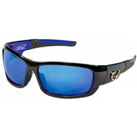 Mustad Gloss Black Frame with Smoke Blue Revo Lens