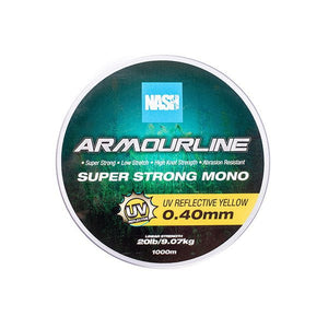 Nash Armourline Mono UV Yellow 1000m