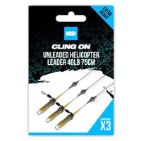 Nash Cling On Unleaded Helicopter Leader 75cm