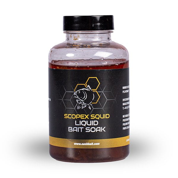 Nash Scopex Squid Liquid Bait Soak 250ml