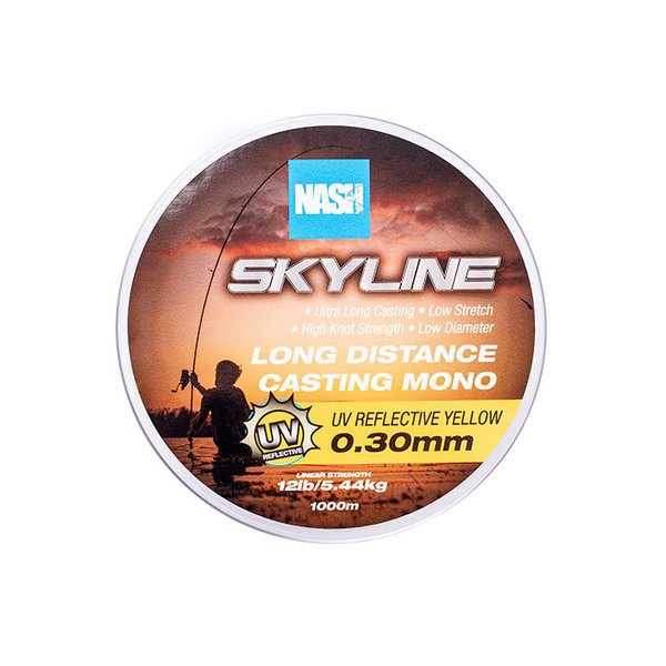 Nash Skyline Mono UV Yellow 1000m