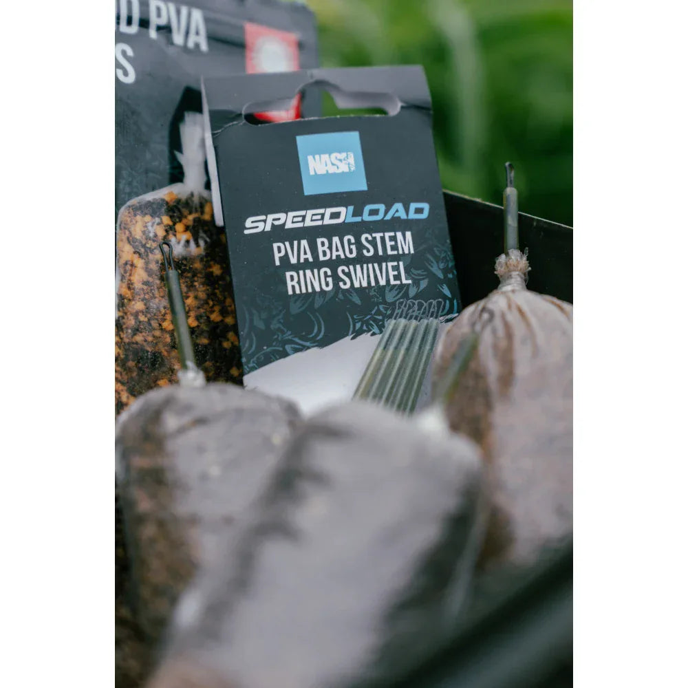 Nash Speedload PVA Bag Stem Ring Swivel